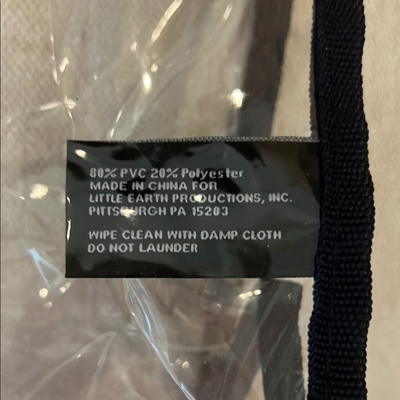 Washington Nationals Baseball Clear Stadium Tote Bag with Red W Logo - Picture 5 of 5